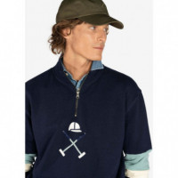 Sudadera Vespucci Navy Blue HARPER AND NEYER