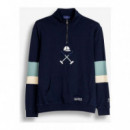 Sudadera Vespucci Navy Blue HARPER AND NEYER