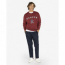 Sudadera Retro Bordeaux HARPER AND NEYER