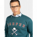 Sudadera Retro Green Bottle HARPER AND NEYER