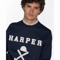 Sudadera New England Dark Blue HARPER AND NEYER