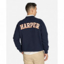 Sudadera Coronel Navy Blue HARPER AND NEYER