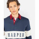 Polo Vintage Blue Ink HARPER AND NEYER