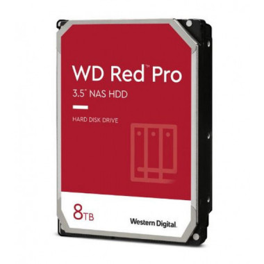 WESTERN DIGITAL Disco Duro 8TB 3.5  Serie Red Pro 256MB WD8005FFBX