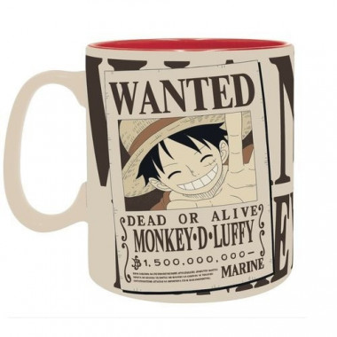 Taza Luffy Wanted One Piece