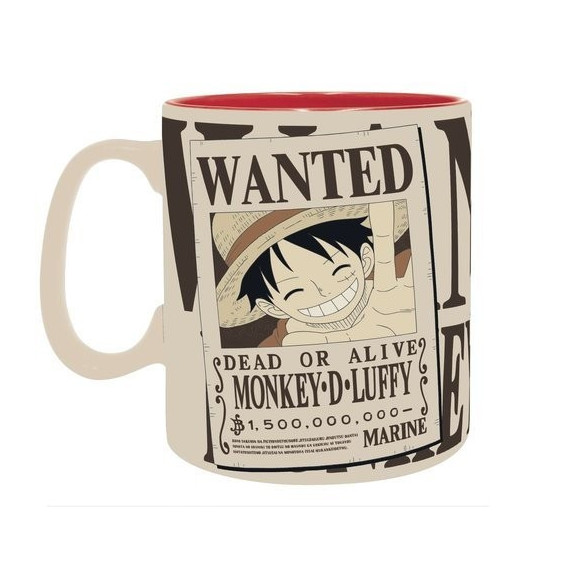 Taza Luffy Wanted One Piece