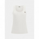 COLETTE RIB TANK SNOW CAP