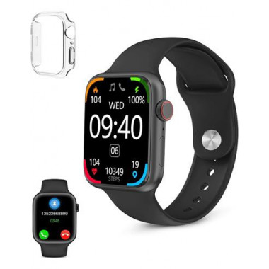 KSIX Reloj Smartwatch URBAN MINI4 Negro,Calorias,Notificaciones,Asistente Por Voz,Juegos