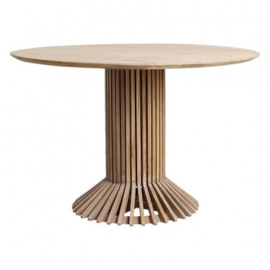 Mesa de Madera de Teca Reciclada Eiffel 120 Cm ø RAW MATERIALS®