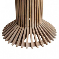 Mesa de Madera de Teca Reciclada Eiffel 120 Cm ø RAW MATERIALS®