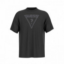 Guess Athleisure Camiseta Negra Z4BI02 I3Z14-JBLK