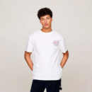 Camiseta con Logo Distintivo Estilo Grafiti  TOMMY HILFIGER