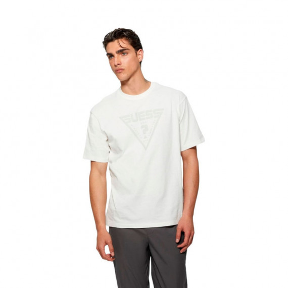 Camiseta Alino Triangle Signature Tee  GUESS