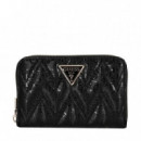 Cartera Adelard Medium Zip Around  GUESS