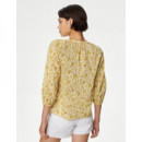 Blusa Estampada de Manga Larga  MARKS AND SPENCER