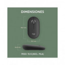 LOGITECH Raton Inalambrico/Bluetooth Pebble 2 M350S Negro