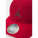 Gorra Jordan Jan Metal Jumpman Curve Brim Rojo  JORDAN AIR