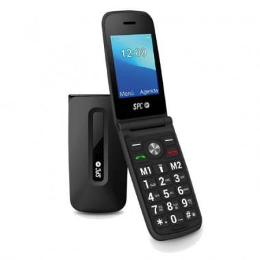 TELÉFONO MOVIL SPC TITAN PARA PERSONAS MAYORES/NEGRO