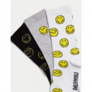 Pack de 3 pares de calcetines Smiley