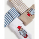 Pack de 4 Pares de Calcetines para Bebé Paddington  MARKS AND SPENCER