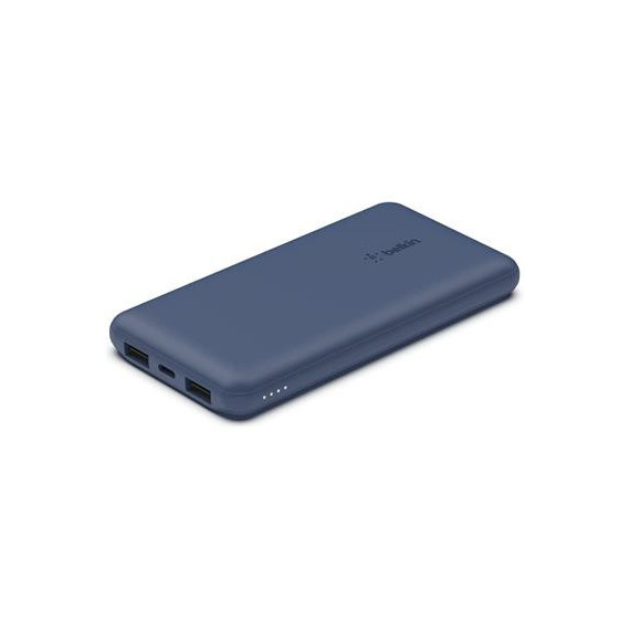 BELKIN Bateria Externa Portatil 10000MAH 2XUSB + Tipo-c Azul