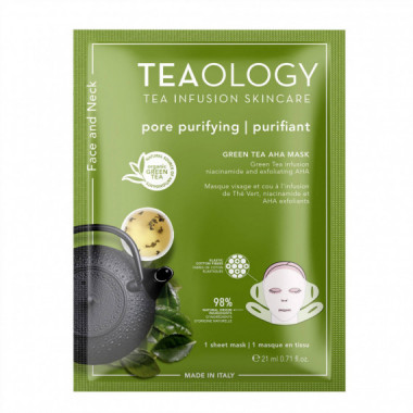 TEALOGY GREEN TEA AHA MASK 21 ML