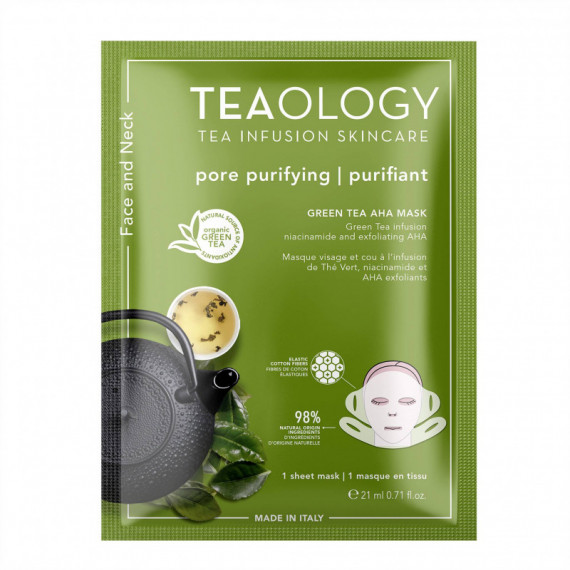 TEALOGY GREEN TEA AHA MASK 21 ML