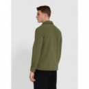 Chaquetas Hombre Sobrecamisa FARAH Holwick Olive Green