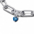 CHARM MINI COLGANTE CHAKRA CORAZÓN AZUL PANDORA ME 793042C02