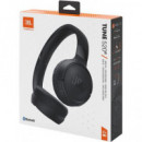 JBL Auriculares Estereo Casco Tune 520 Bt BLUETOOTH Negro con Manos Libres Control por Voz 57H