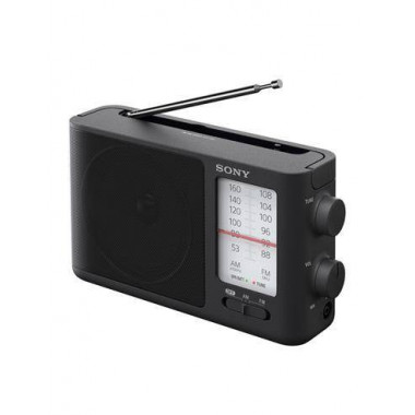 SONY ICF-506 Radio Portatil Am/fm Negra con Alimentador