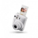 FUJIFILM Camara de Fotos Intant Instax Mini 12 Blanca + 1 Pack de 10 Fotos+ 3 Portafoto Best Memori