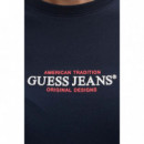 Camiseta American Tradition Slim de GUESS JEANS