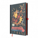 Cuaderno Deadpool Premium A5 con Luz Marvel  GRUPO ERIK