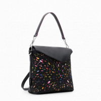 DESIGUAL Mochila Negra 24WAKP13-2000