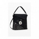 DESIGUAL Mochila Negra 24WAKP21-2000