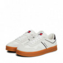 Zapatillas The Greenwich de Piel con Logo  TOMMY HILFIGER