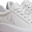 Zapatillas de Plataforma de Piel  CALVIN KLEIN