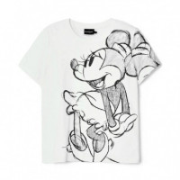 Camiseta Minnie Drawing  DESIGUAL