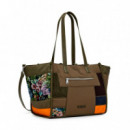 Bolso Camo Patch Guimar  DESIGUAL