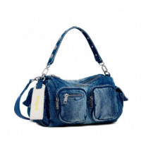 Bolso Denim Priori  Multipocket Habana  DESIGUAL