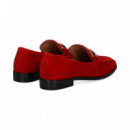 Mocasin Eslabon ante Rojo  BIBI LOU