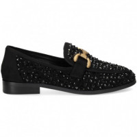 Mocasin Eslabon Negro  BIBI LOU