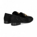 Mocasin Eslabon Negro  BIBI LOU