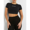 Top active con logo frontal de Guess