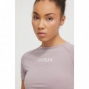 Top active con logo frontal de Guess