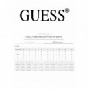 Top active con logo frontal de Guess