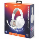 JBL Quantum 100 M2 Auricular Gaming Blanco