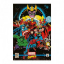 Poster 50 - Thanos vs Avengers Marvel Cómics