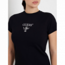 Camiseta Guess colette negra